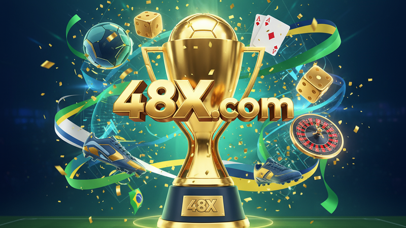 Estádio de futebol iluminado com as cores neon do site